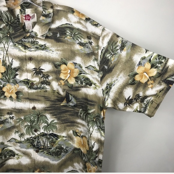 Hilo Hattie XL Hawaiian Silk Shirt - Picture 6 of 7